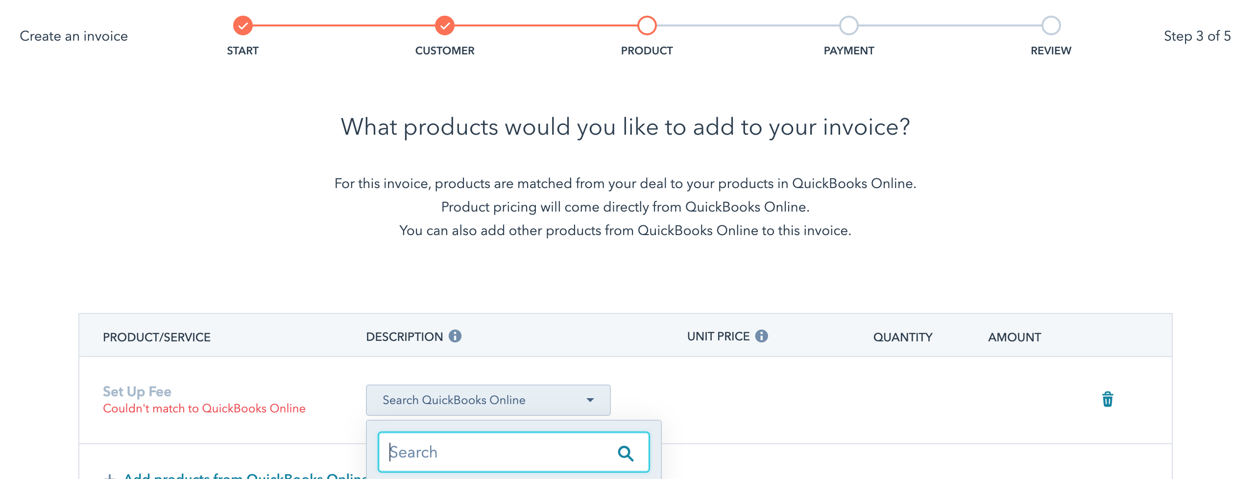 QuickBooks HubSpot integration