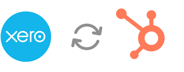 Xero HubSpot logos