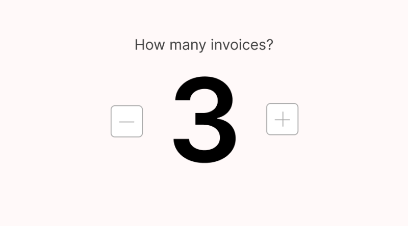 How many invoices?