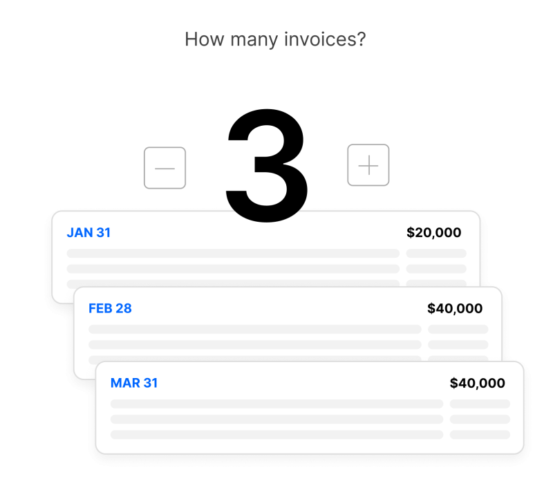 How many invoices