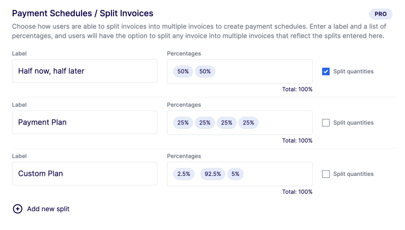 Payment Schedules