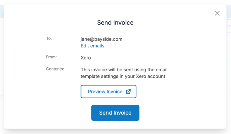 Send options