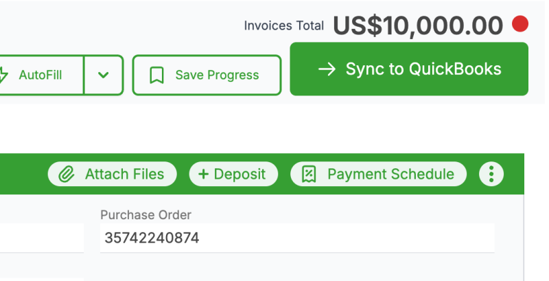 Screenshot of app ui