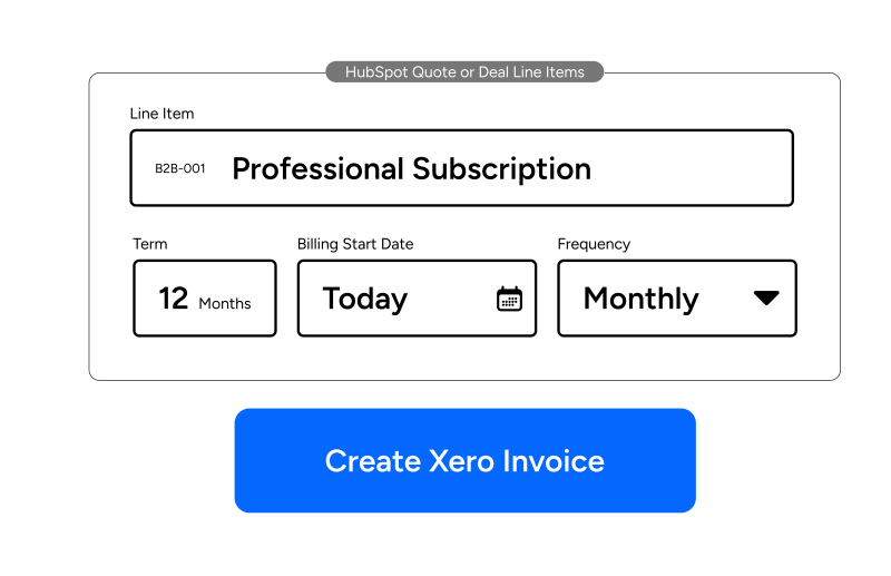 Recurring Invoicing Screenshot - Xero