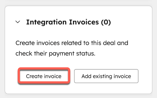 Legacy Integration Invoices