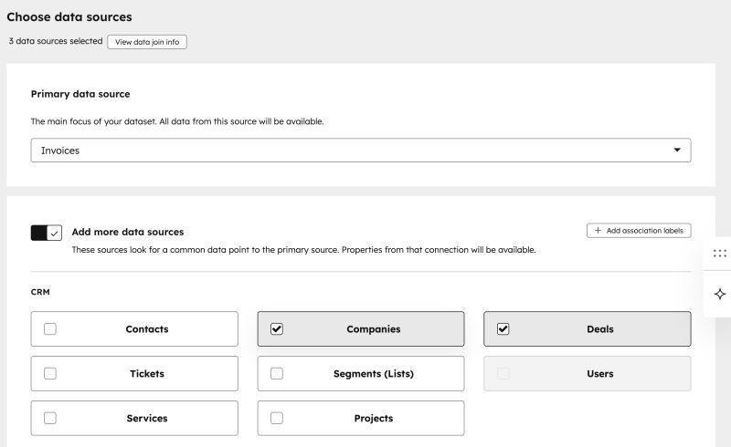 HubSpot invoice Report