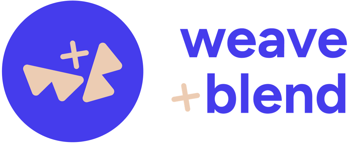 Weave + Blend Logo